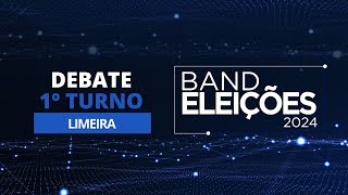 AO VIVO Eleições 2024 Debate na Band dos Candidatos à Prefeitura de Limeira 1º Turno [upl. by Nerty]