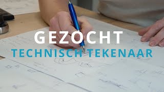 VACATURE VIDEO  TECHNISCH TEKENAAR [upl. by Sug]