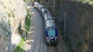 Banalisations et ralentissements de trains à La Ciotat [upl. by Wyne]