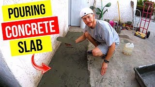 SMALL CONCRETE PATCH FILL How To Jonny DIY [upl. by Eveiveneg]