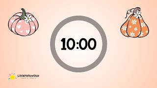 Fall Timer For Kids  10 Minutes Countdown Timer For Kids With Lofi Music  Lofi Classroom Timer [upl. by Larrad726]