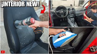 ✅Proyecto Seat Ibiza quot360000kmquot  Limpieza y restauración INTERIOR [upl. by Suirtemed]