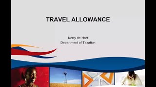 2021 Travel allowance generic [upl. by Verras]