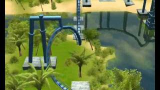 RCT3  Waterfall Coaster [upl. by Padraic]