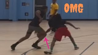 Basketball vlog 3 Dribbles…haven’t hooped since last year💔☹️ [upl. by Acinorej]