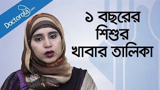 Bangla health tips১ বছর পর্যন্ত শিশুর খাবারChild NutritionFood ChartBD health tips [upl. by Hilaria696]