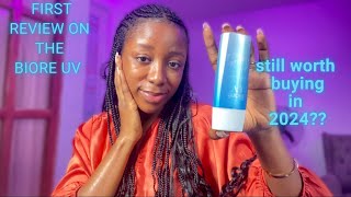 The Biore’ UV Sunscreen worth buying MY HONEST REVIEW sunscreenskincare skincareproduct review [upl. by Henig]