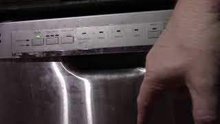 GE Dishwasher Test and Output Check Modes for Troubleshooting [upl. by Neyu931]