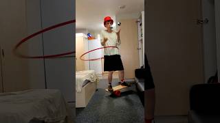 juggling and hula hooping on a balance board jugglinglife [upl. by Conte419]