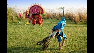 INDIAN TRADITION DANCE Purulia Chhau Dance Part1 [upl. by Llyrpa]