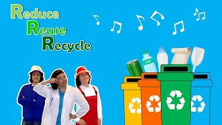 Reduce Reuse Recycle Song For Kids ♻️  English Sing Along Songs For Kids 🎵  Kicles [upl. by Coriss529]