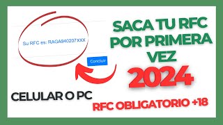 ¿CÓMO INSCRIBIRME al RFC por PRIMERA VEZ  INSCRIPCION al SAT [upl. by Oidivo]