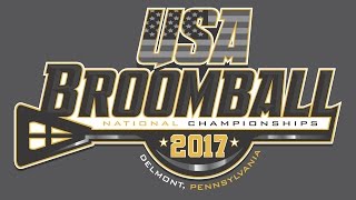 2017 USA Broomball National Championships 01  Corec Pool Play  Pittsburgh BC vs Turbulence [upl. by Pani]