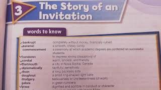 New Oxford Modern English Book 7  Chapter 3  The Story of an Invitation  Questions Answers [upl. by Torbert]