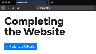 Day 30 Completing the Website 30 Days to Learn HTML amp CSS [upl. by Aneles180]