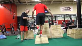 How to Execute Henrik Zetterbergs Box Jump Series [upl. by Akiemehs]