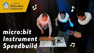 Challenge 08 microbit Instrument Speedbuild  School of Ridiculous Inventions Series by Erik T [upl. by Sams379]