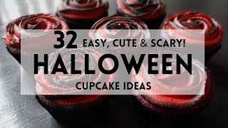 32 Halloween Cupcake Ideas Easy Cute and Scary halloweentreats recipes halloween cupcake [upl. by Colyer]