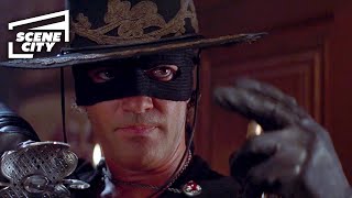 The Mask of Zorro Two Versus One Sword Fight Scene Antonio Banderas 4K HD Clip [upl. by Aniretak]