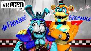 Glamrock Freddys BROMANCE with Glamrock Bonnie FRONNIE in VRCHAT [upl. by Chivers871]