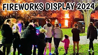 BEST FIREWORKS DISPLAY 2024   BONFIRE night amp FIREWORKS fun for the whole FAMILY [upl. by Aneger]