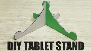 How to make a tablet stand  DIY tablet holder [upl. by Heriberto753]