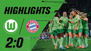 Grandioser Sieg  Highlights  VfL Wolfsburg  FC Bayern München [upl. by Annaya441]