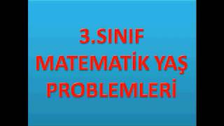 YAŞ PROBLEMLERİ [upl. by Tewfik428]