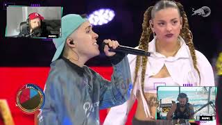 PAPO Y DTOKE REACCIONAN A GAZIR VS EXE  SEMIFINAL  REDBULLBATALLA 2024 [upl. by Acey]