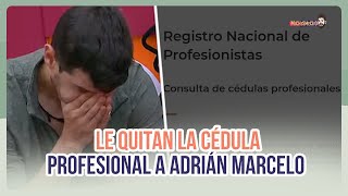 Le quitan la cédula profesional a Adrián Marcelo  MICHISMECITO [upl. by Matthaus]