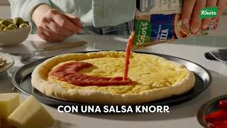 ¿Esperar al delivery Con una salsa Knorr Pizza ¡ya no más [upl. by Dove]