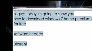 How To Download Windows 7 Home Premium 32bit [upl. by John]