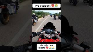 live crashed 💔 accident shorts accidentnews shortyoutubeshorts shortvideoshortsvideo ridesafe [upl. by Anit]