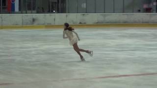 Agáta Bačová  Slovak Championship 2017  Figure skating  FIRST PLACE [upl. by Eerolam]