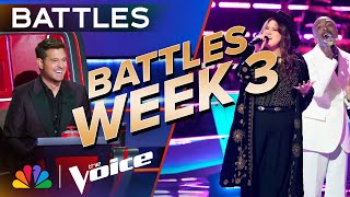 Gorgeous Duets from the Third Week of Battles  The Voice  NBC [upl. by Stier]