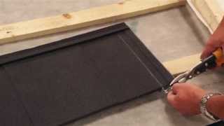 Fixing  Installing Lightweight Roofing Installing Shingle Tiles for Gable End [upl. by Correna]