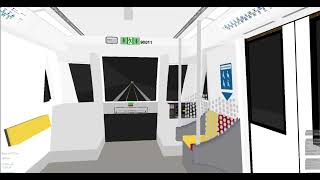 openBVE  What if Bombardier MOVIA C951 is used for NEL [upl. by Ardnauqal]