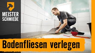 Bodenfliesen verlegen  HORNBACH Meisterschmiede [upl. by Gabey]