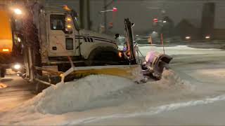 Snow plows and graders in action January 2023 compilation [upl. by Kendyl]