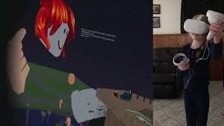 Played VR Hands in Roblox with my sister Sophiestvworld [upl. by Ydnab535]