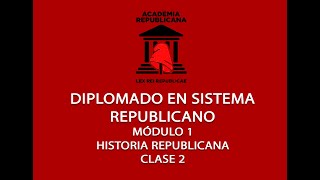 MODULO 1 HISTORIA REPUBLICANA  CLASE 2 quotROMAquot [upl. by Ingrim]