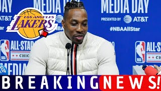 URGENT CAME OUT NOW SEE WHAT DWIGHT HOWARD SAID ABOUT THE LAKERS LAKERS NEWS [upl. by Leoy990]