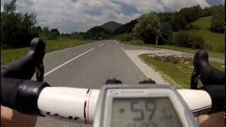 53 mph 855 kph on a road bike Fastest bike descent [upl. by Zacharie574]