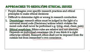 Approaches to Research Ethics [upl. by Adnyleb]