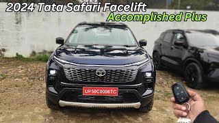 2024 Tata Safari Facelift Accomplished Plus Full Detail Review ♥️ On Road Price Better Than XUV700 [upl. by Ralph551]