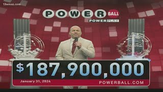 Powerball numbers January 1 2024  1879 million jackpot [upl. by Peyter]