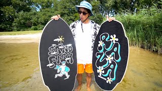 WHAT IS THE BEST SKIMBOARD FOR ME Raza Pro Sandfish VS Raza Pro DB [upl. by Zimmermann805]