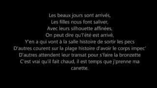 Doutson  Lété sera chaud PAROLES [upl. by Ardith953]