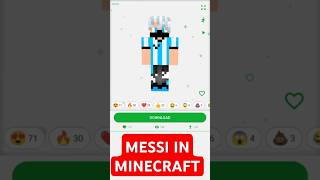 Minecraft MESSI SKINBEST OF MESSIminecraft minecraftgamer [upl. by Eirffej]