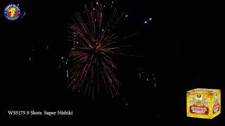 Super Nishiki Firework 500g Cake By Power Blast Fireworks W55175 [upl. by Eelrac]